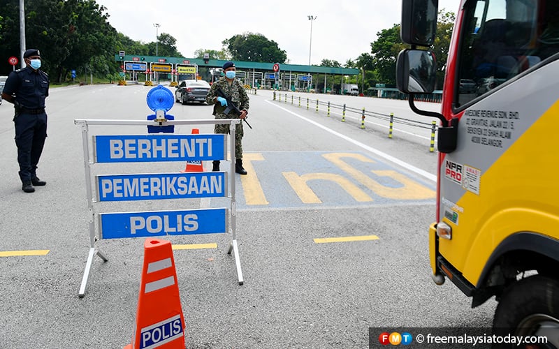 PKPB Polis Atur Semula Sekatan Jalan Raya Seluruh Negara FMT