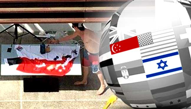 Bendera Jadi Alas Meja Israel Mohon Maaf Kepada Singapura Free Malaysia Today FMT