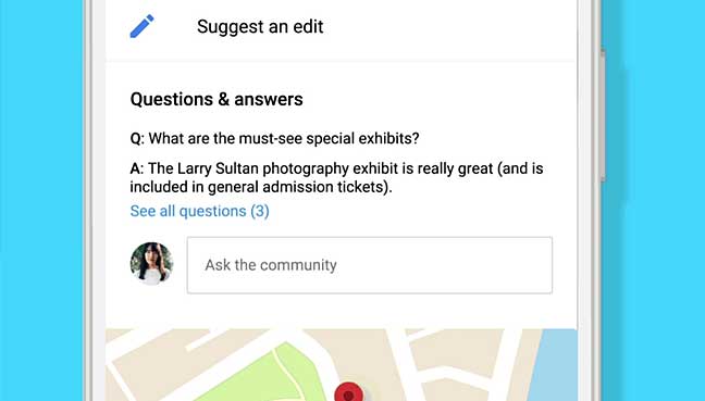 GOOGLE MAPS SUPPORT FORUM intelligence overview
