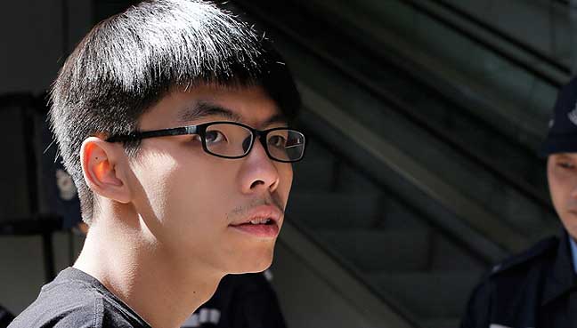 Jailed Hong Kong Activist Joshua Wong Released On Bail Free Malaysia