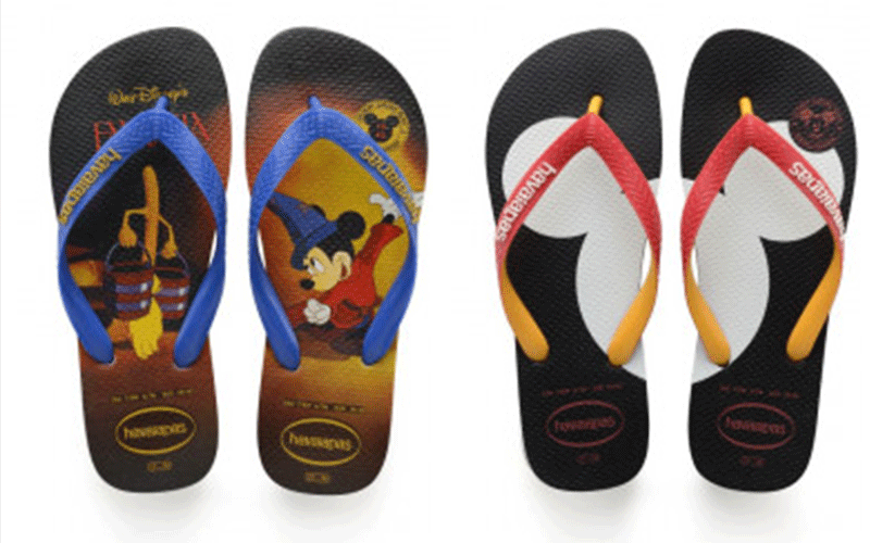 Havaianas looks back on Mickey Mouse’s long career with an anniversary ...