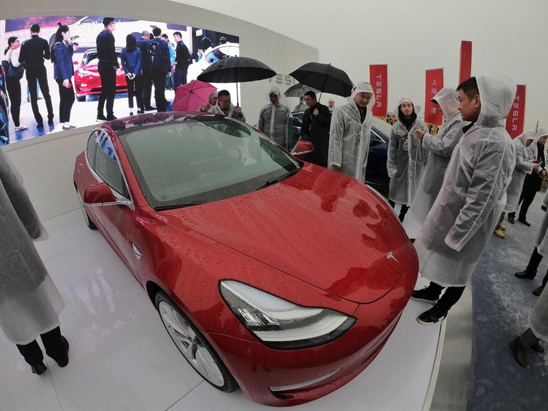 Tesla vehicles China