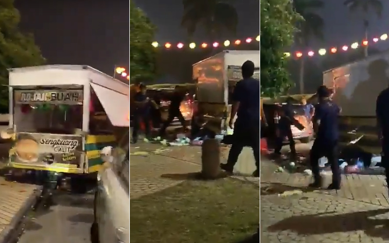 Polis siasat kekecohan penguat kuasa, peniaga ‘food truck’ di Padang Kota