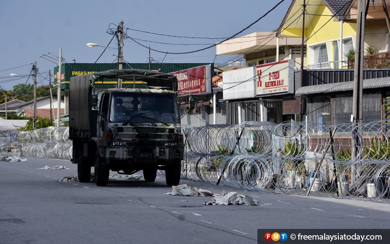 PJ Old Town Comes Under Virus Lockdown FMT