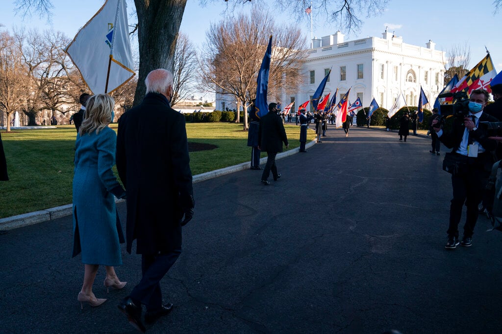 ‘Going Home’: Biden’s Surreal Walk To The White House | Free Malaysia ...