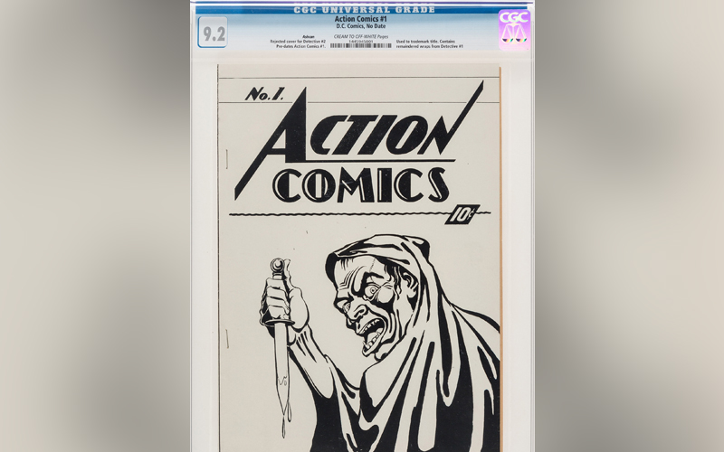 On Auction Rare Copy Of Action Comics No 1 Fmt