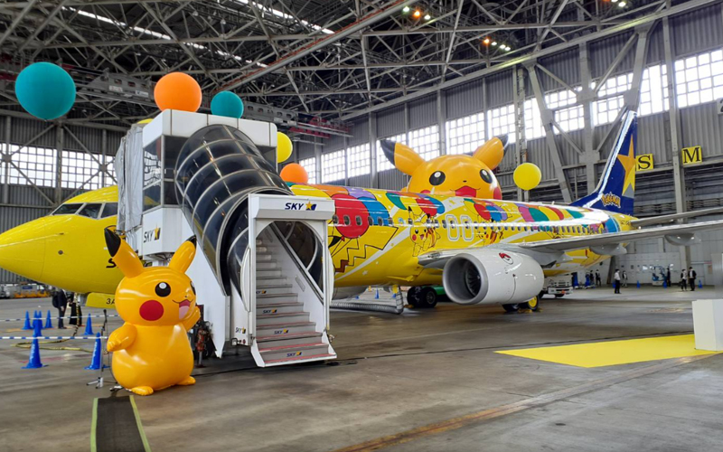 Skymark Perkenal Pesawat Pikachu Sempena Ulang Tahun Pokémon Yang Ke-25 ...