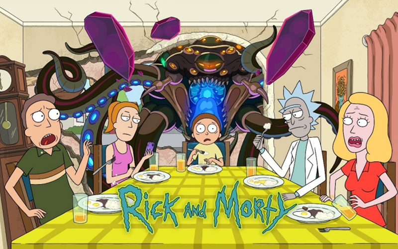 Rick and Morty HD Wallpaper - Intergalactic Adventures by patrika