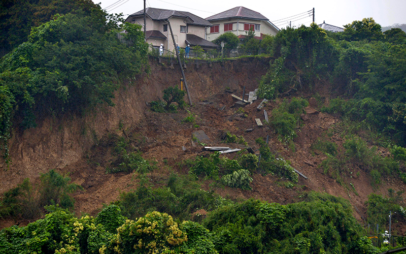 Japan landslide sees 19 missing, houses destroyed after heavy rain FMT