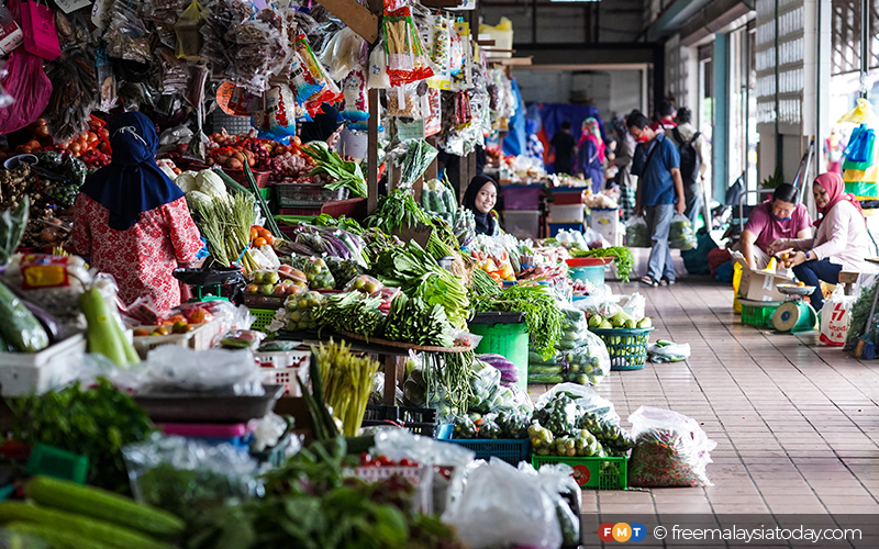 Market Pasar Sayur Vegetables Kota Kinabalu Sabah FMT