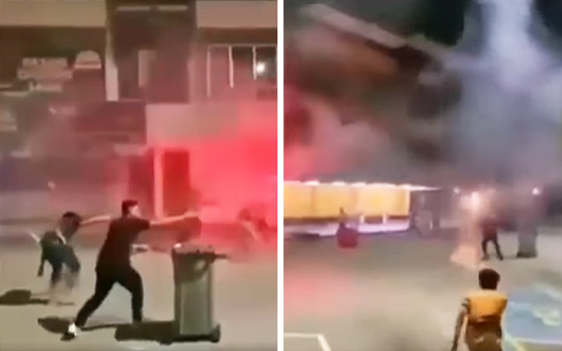 Seremban Cops Nab 10 Men Who Attacked Each Other With Fireworks | FMT