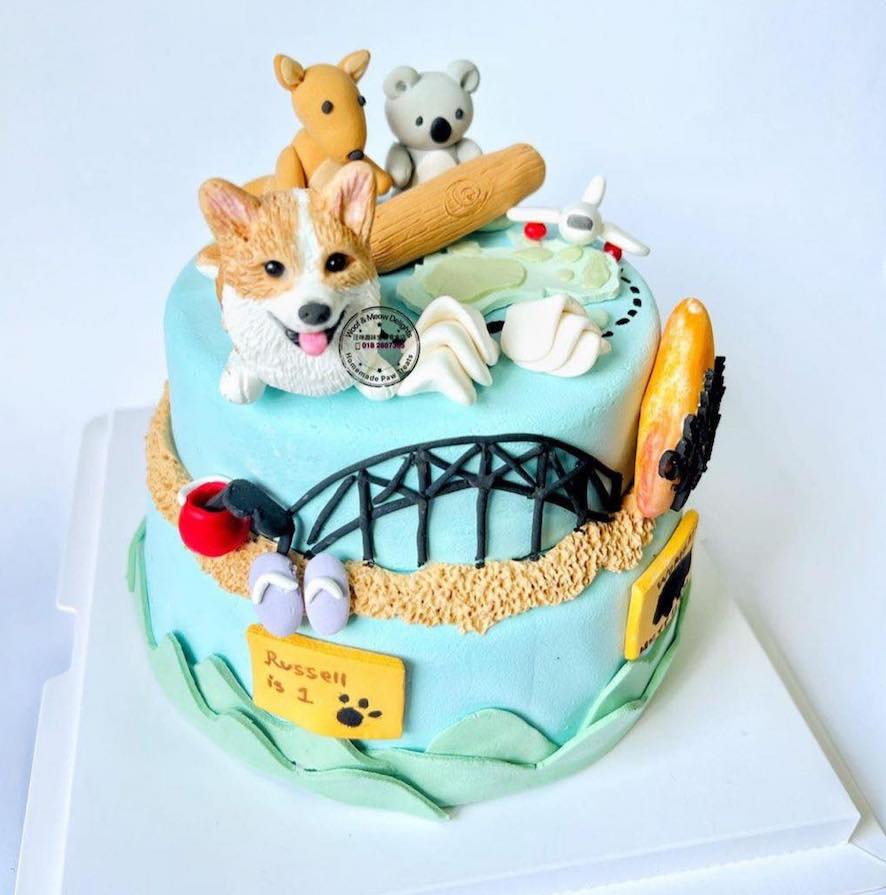 Cute Dog Cake