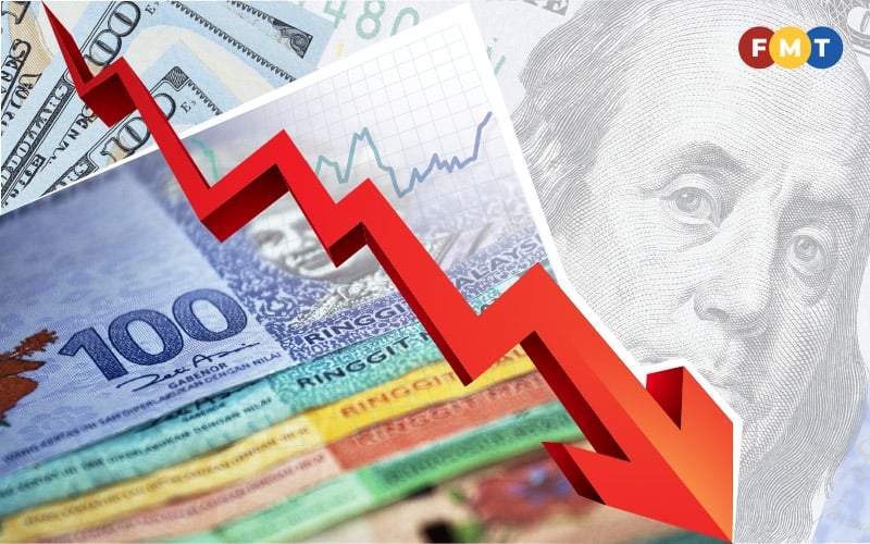 Ringgit closes lower, sentiment remains favourable