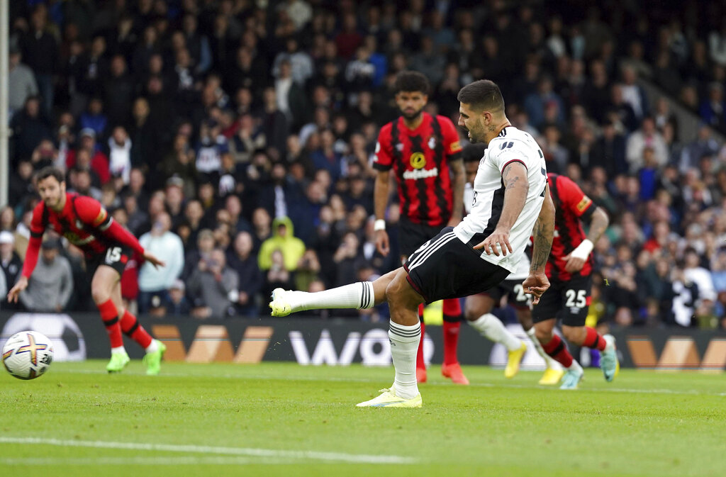 Mitrovic penalty earns Fulham draw with Bournemouth