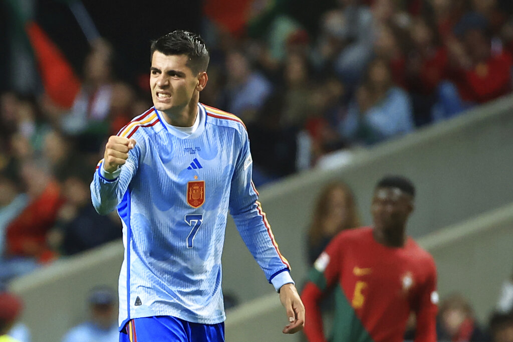 Spain’s Morata suffers swollen ankle before World Cup