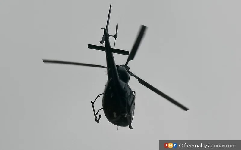 Helikopter Polis Indonesia Terhempas Di Kalimantan | FMT