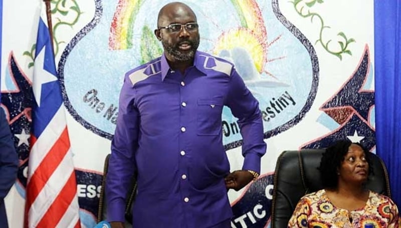 Liberian President George Weah To Run For Re Election Free Malaysia Today Fmt