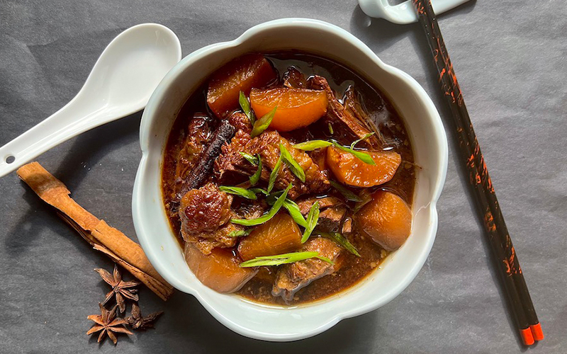 Homely Cantonesestyle braised beef with daikon FMT