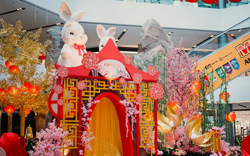 Chinese New Year decor at Klang Valley malls in full bloom despite
