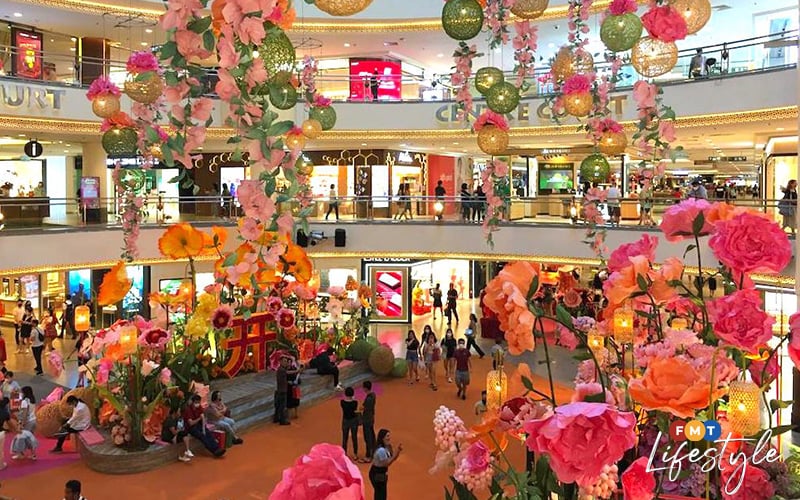 Chinese New Year decor at Klang Valley malls in full bloom despite MCO