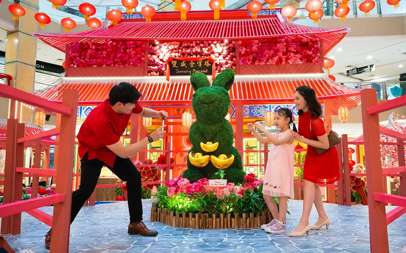 Chinese New Year decor at Klang Valley malls in full bloom despite MCO