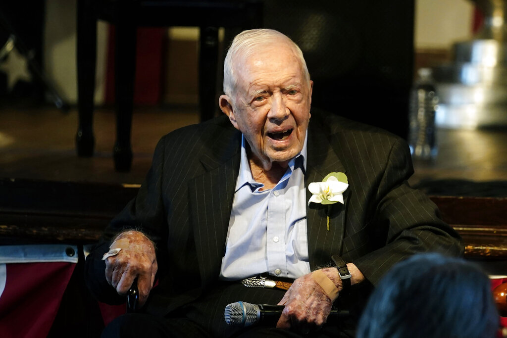 ExUS president Jimmy Carter to receive hospice care FMT