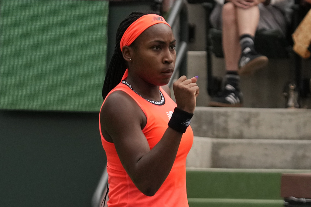 Gauff survives Peterson test to reach quarters at Indian Wells