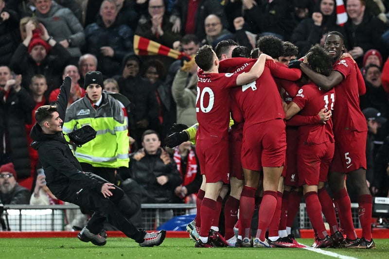 Liverpool to ban pitch invader who collided with players