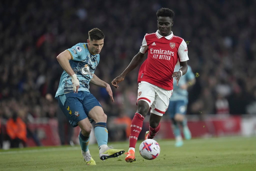 Arsenal’s late goals snatch 3-3 draw against Southampton