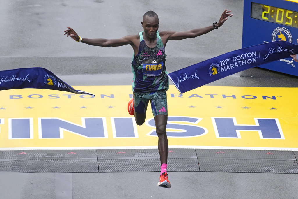 Chebet retains Boston Marathon title, Kipchoge comes up short