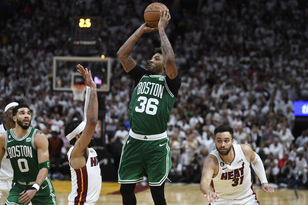 Boston Celtics' buzzer-beater in final second forces Game 7 against Miami  Heat