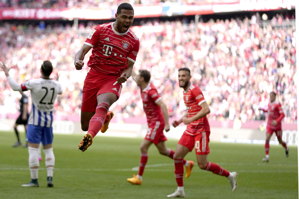 Bayern Munich reclaim top spot with win over Hertha Berlin