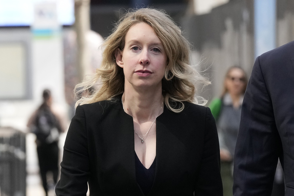 Theranos founder Holmes to report to prison in 2 weeks