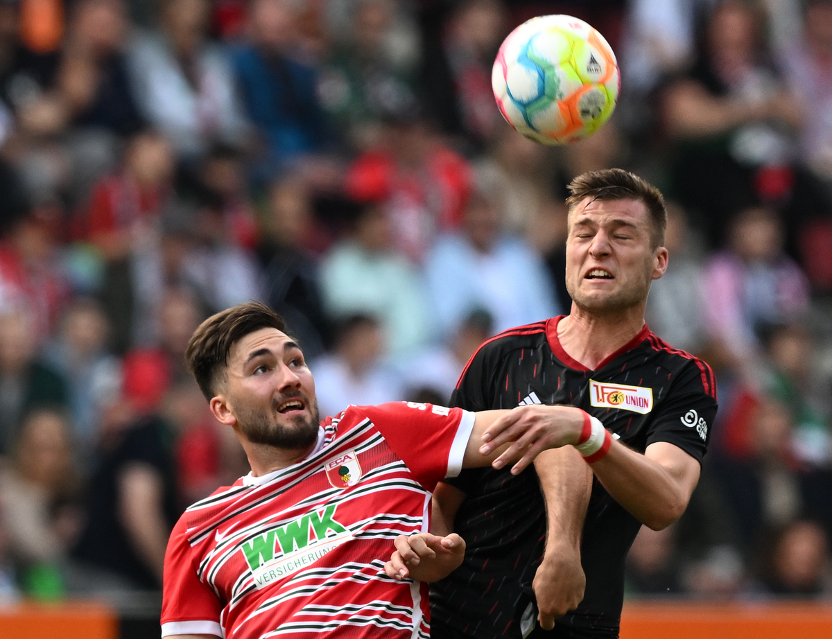 Union Berlin suffer 1-0 loss at Augsburg, drop out of top 3
