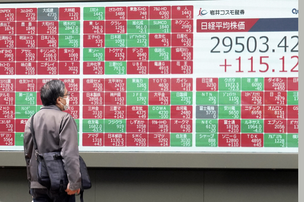 Asian shares fall on China’s modest rate cut