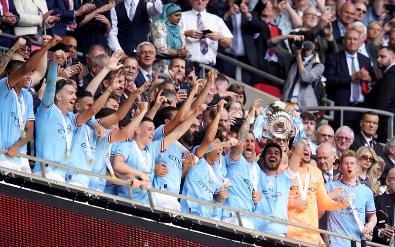 Manchester City lift FA Cup, keep treble dreams alive