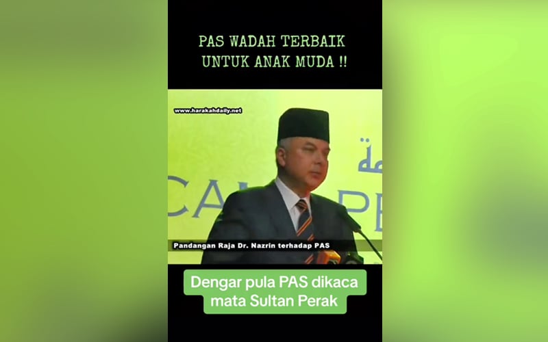 Video kait Sultan Perak dengan kepartian kes 3R, kata KPN