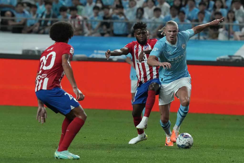 Man City beaten by Atletico Madrid in intense Seoul friendly