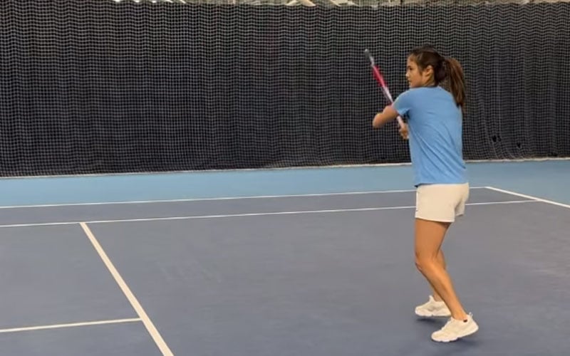 Raducanu Back On The Practice Court After Surgery | FMT