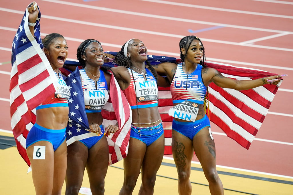 Richardson Anchors Us To Women’s World Relay Title 