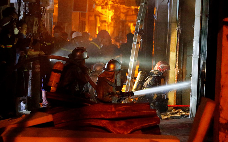 Puluhan maut dalam kebakaran pangsapuri di Vietnam