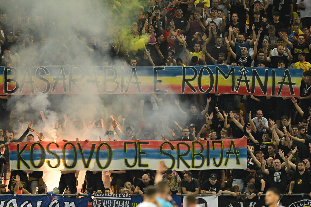 Romania FA sanctioned over ‘Serbia’ chants in Kosovo match