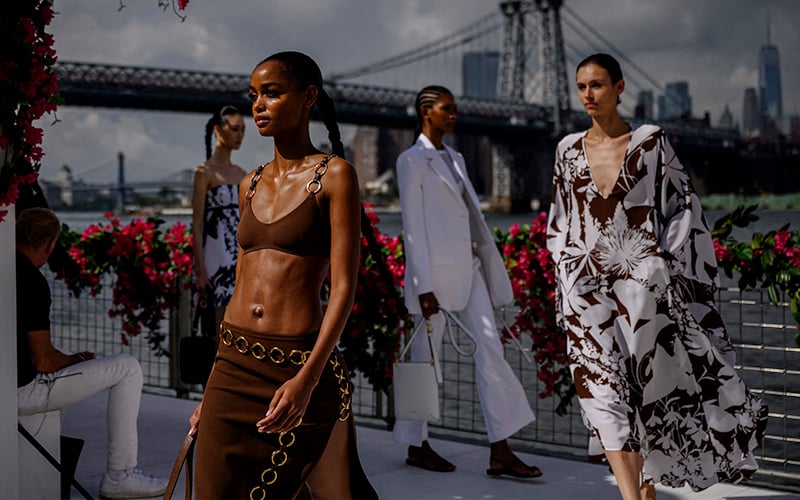 On holiday with Michael Kors at New York Fashion Week