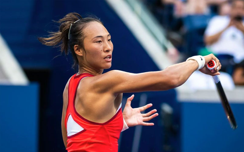 US Open quarterfinalist Zheng wins Asian Games gold