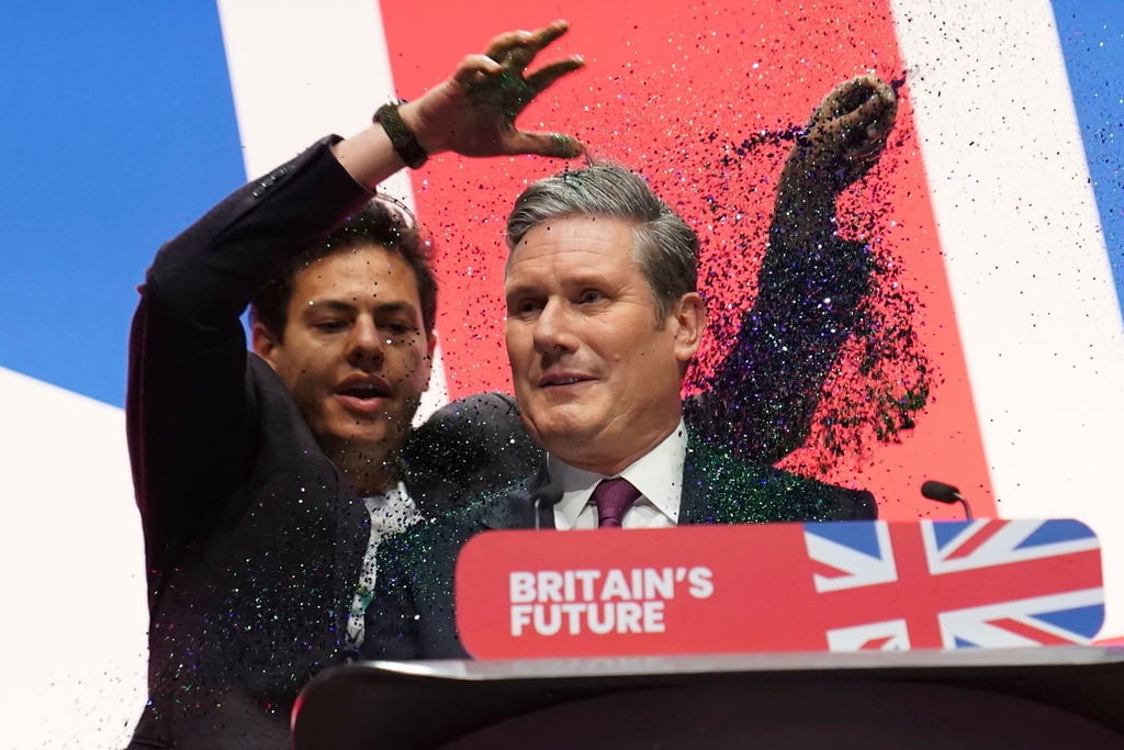 UK Labour’s Starmer rallies voters in keynote rally speech