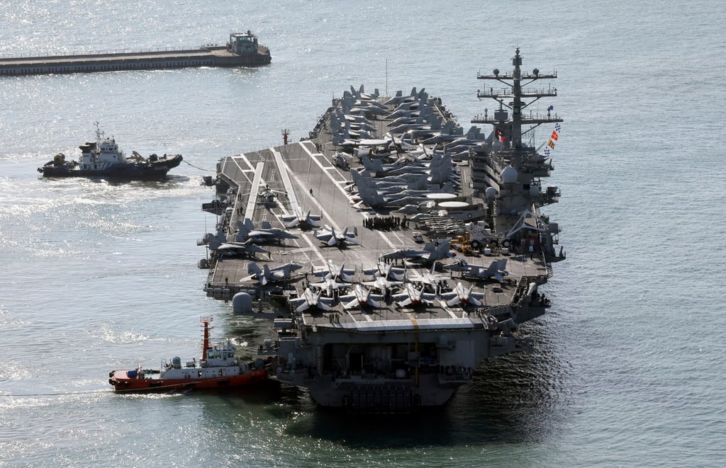 N. Korea denounces US carrier’s arrival in South