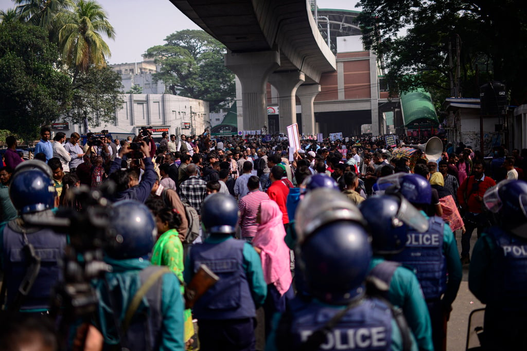 Bangladesh Opposition Rally Draws Tens Of Thousands Fmt