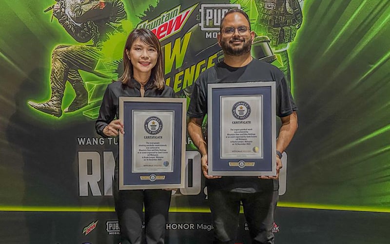 Mountain Dew Achieves 2 Guinness World Records At ‘dew Challenge 2023 