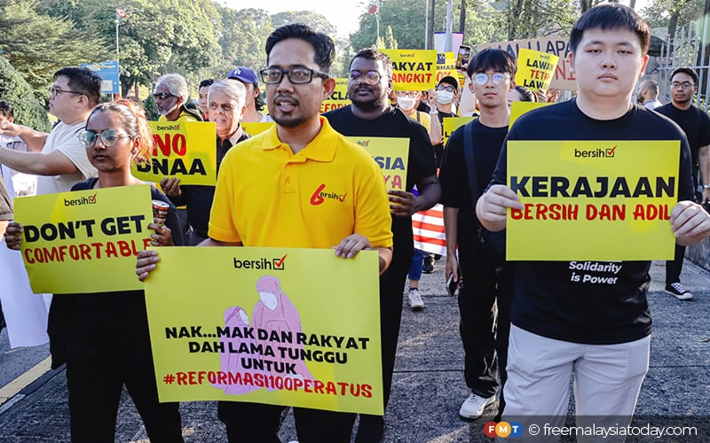 Himpunan tamat, Bersih kata ‘langkah pertama’ desak reformasi