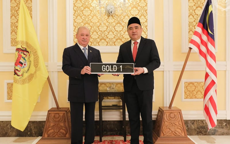 Nombor plat ‘GOLD 1’ milik Sultan Ibrahim